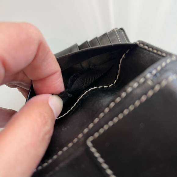 FENDI MEN’S NAVY MICRO ZUCCA BIFOLD WALLET - Picture 11 of 16